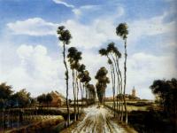 Meindert Hobbema - The Road To Middelharnis